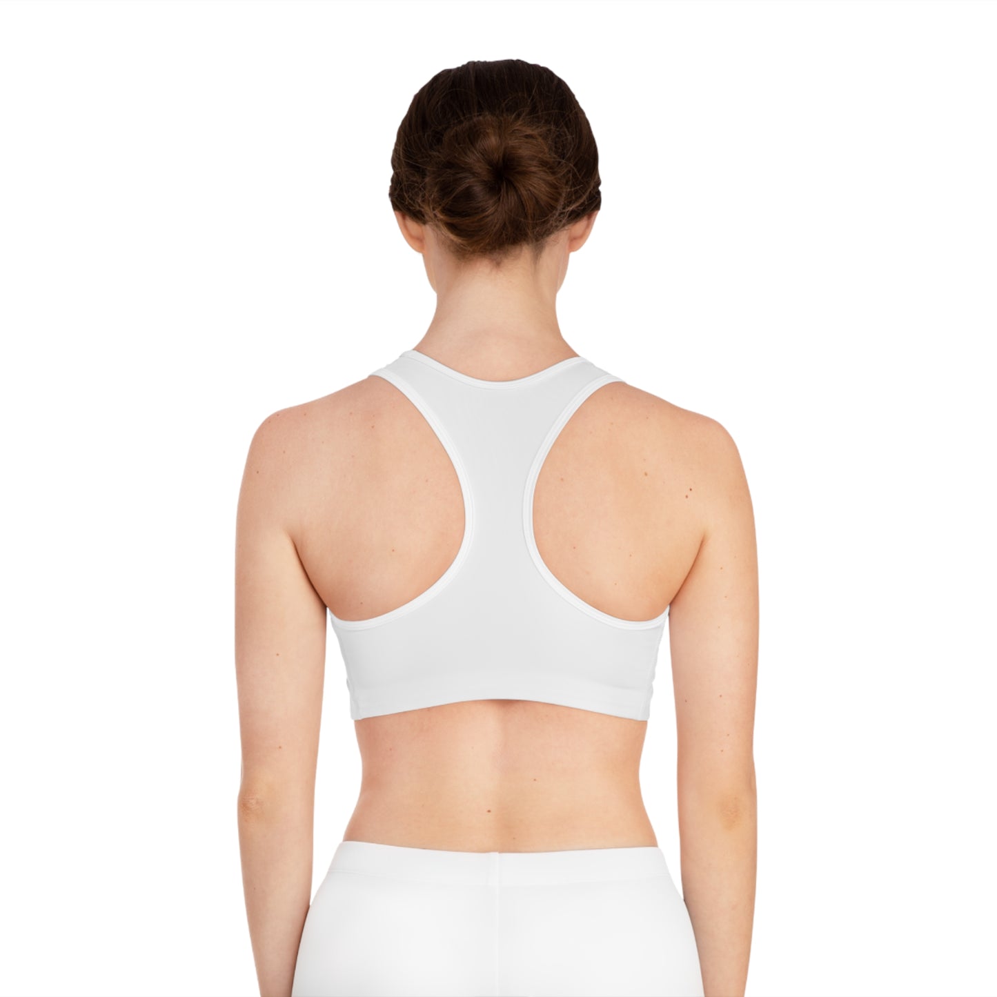 Women's Sports Bra AOP - Logo Printed Fitness Bra Top - Comfortable Athletic Wear - Sports wear Bra - Gift