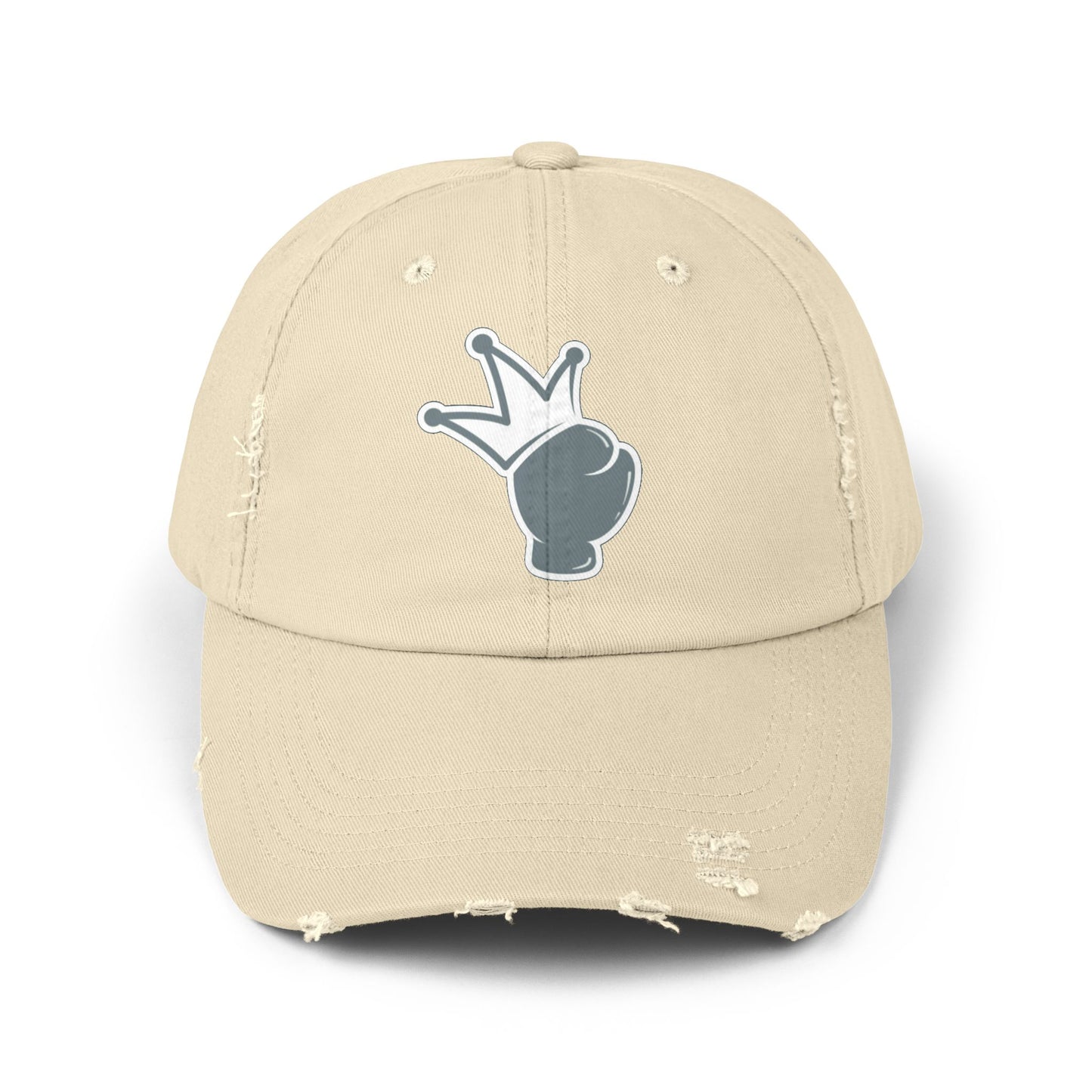 Logo Printed Distressed Cap, Vintage Baseball Hat, Casual Logo Cap, Distressed Logo Hat, Unisex Baseball Cap