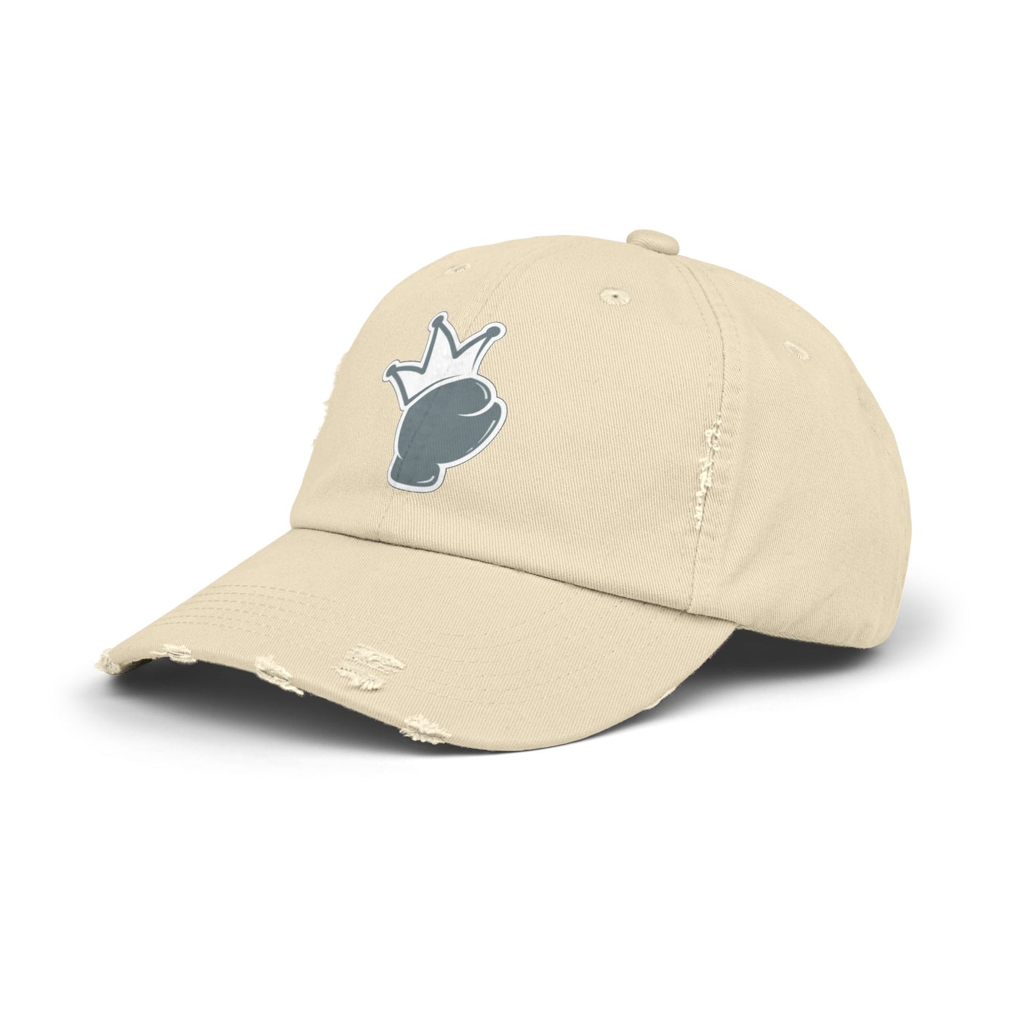 Logo Printed Distressed Cap, Vintage Baseball Hat, Casual Logo Cap, Distressed Logo Hat, Unisex Baseball Cap