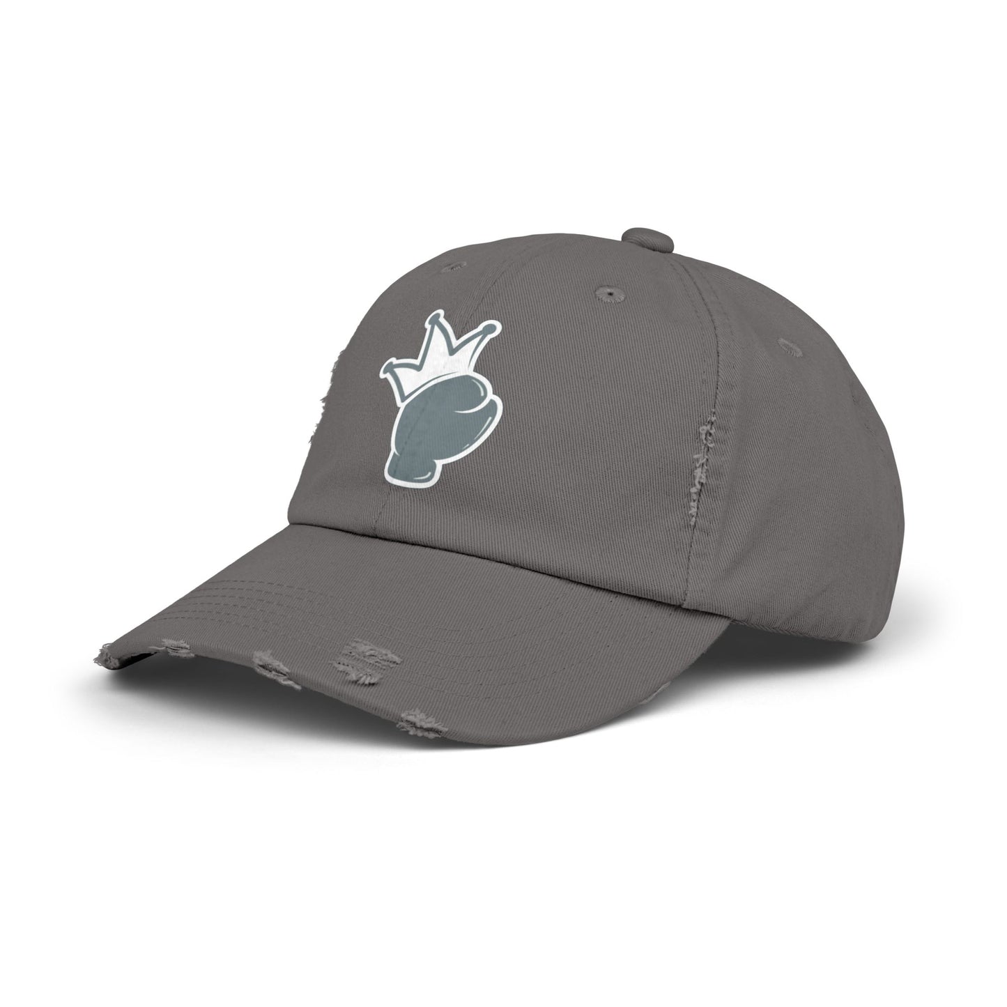 Logo Printed Distressed Cap, Vintage Baseball Hat, Casual Logo Cap, Distressed Logo Hat, Unisex Baseball Cap