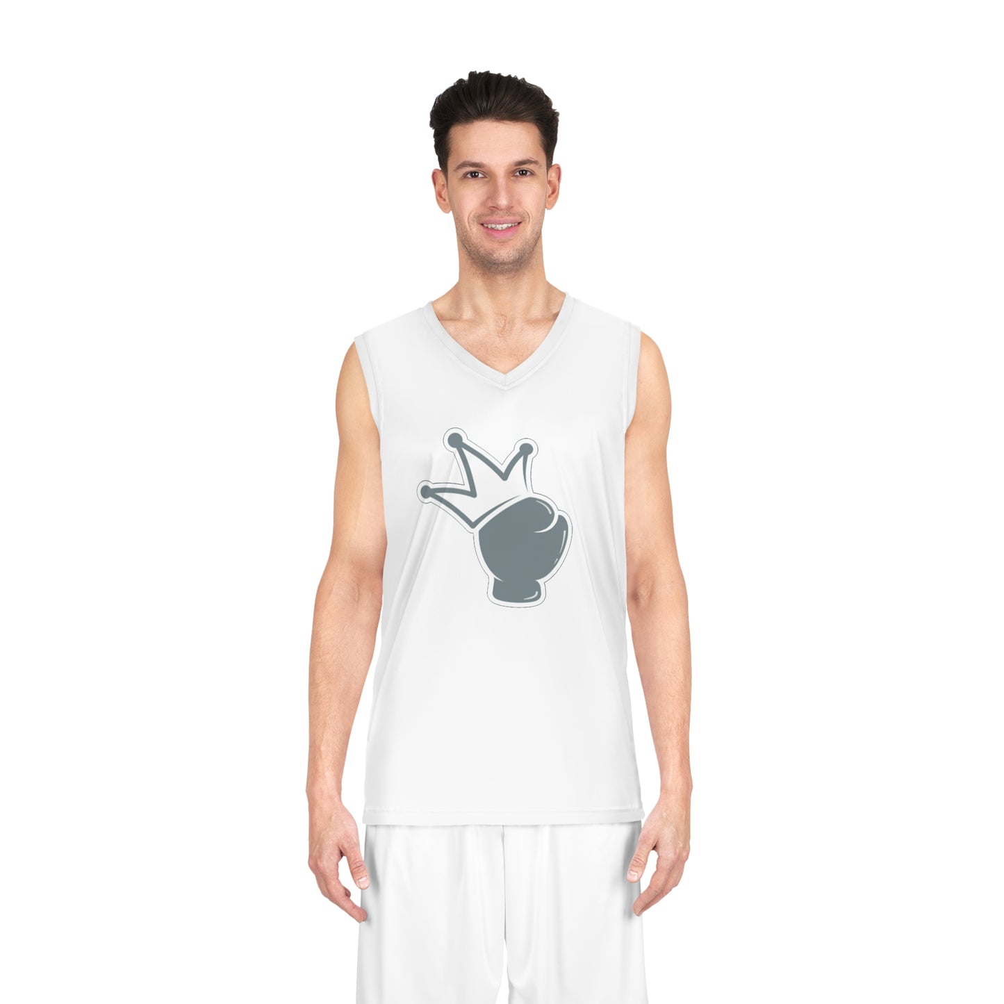 Basketball Men's Sports Jersey AOP - QG Logo Printed Jersey - Comfortable Breathable Team Wear - Gift for Basketball lover