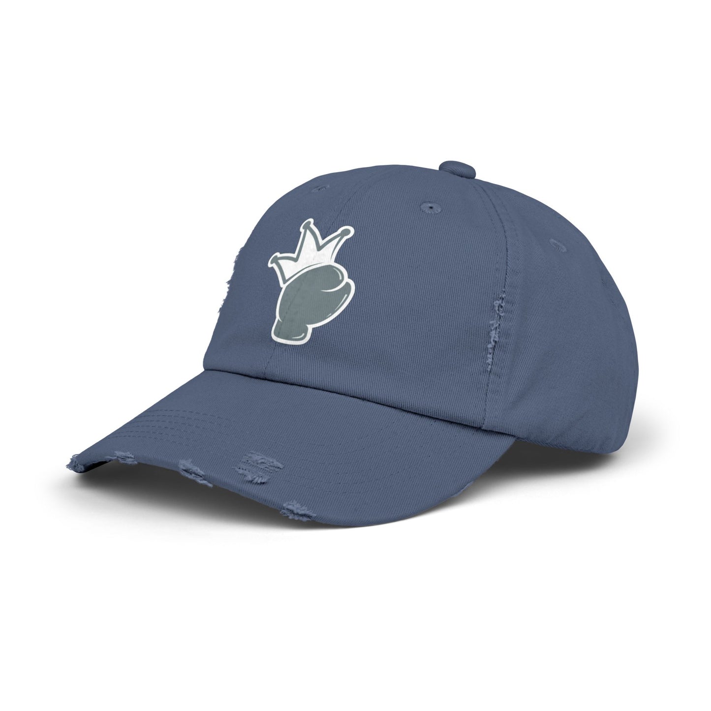 Logo Printed Distressed Cap, Vintage Baseball Hat, Casual Logo Cap, Distressed Logo Hat, Unisex Baseball Cap