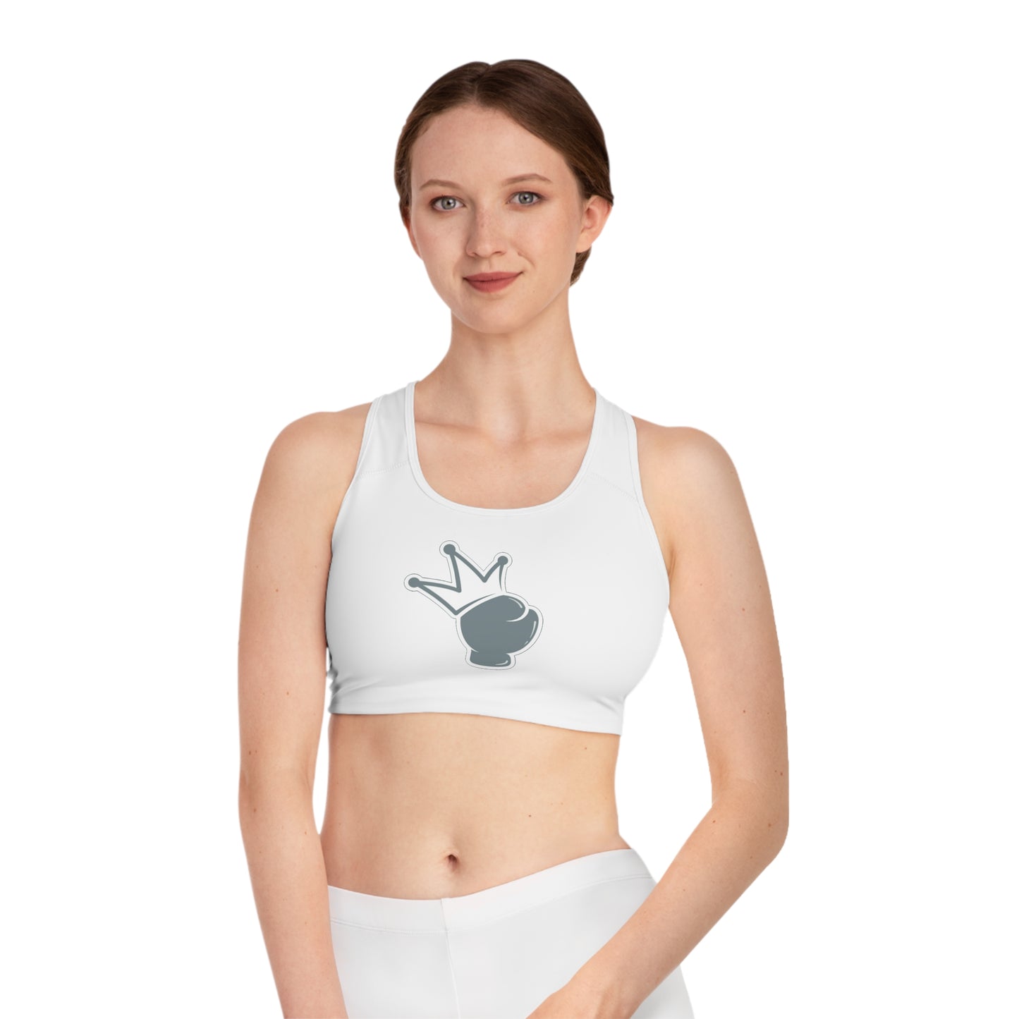 Women's Sports Bra AOP - Logo Printed Fitness Bra Top - Comfortable Athletic Wear - Sports wear Bra - Gift