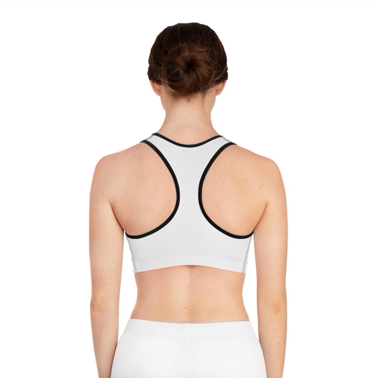 Women's Sports Bra AOP - Logo Printed Fitness Bra Top - Comfortable Athletic Wear - Sports wear Bra - Gift