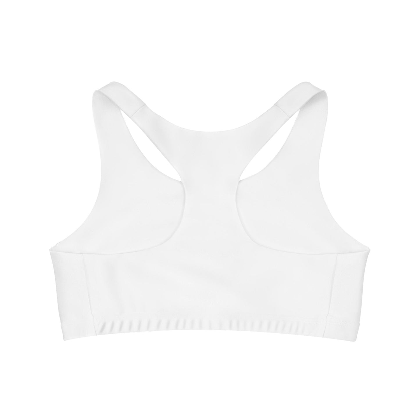 Women's Seamless Sports Bra AOP - Logo Printed Fitness Bra Top - Comfortable Athletic Wear - Gift