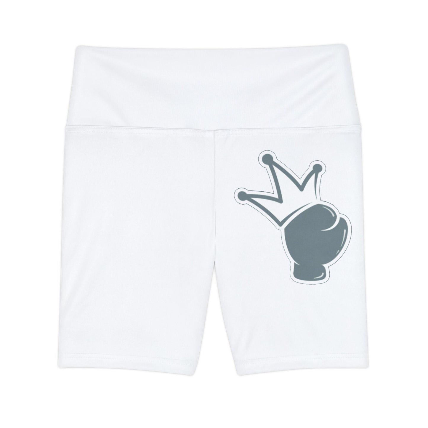 Women's Workout Shorts - Logo Printed AOP Fitness Shorts - Gym Wear - Athletic Apparel - Comfortable Training - Gift